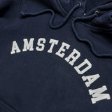 Sweater Hoodie Fleece Amsterdam Navy Blue