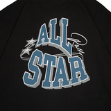 Tshirt Oversized Cotton 16S Oe Baller Black