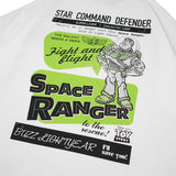 Tshirt Oversized Cotton 16S Oe Buzz T01 White