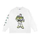 Tshirt Long Sleeves Oversized Cotton 16S Oe Buzz T03 White