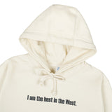 Sweater Hoodie Fleece Woody Hood 02 Broken White