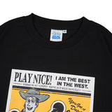 Russ x Toystory Tshirt  Short Sleeve Oversize Woody T01 Black