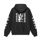 Sweater Hoodie Fleece Miseryends Black