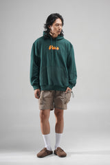 Sweater Hoodie Fleece Rising Green