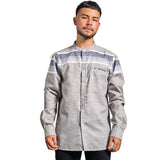 Shirt Koko Long Sleeve Mashar Blue