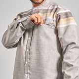 Shirt Koko Long Sleeve Mashar Brown