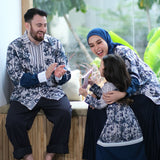 Tunic African Stripe Woman Navy Blue