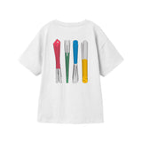 Russ Kids Tshirt Combed 30S Kids Blow White