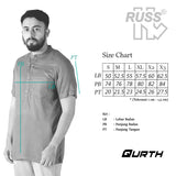 Russ Koko Motif Kemeja Tangan Pendek Khaf White