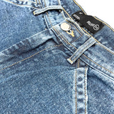 Russ Celana Denim Cargo Workpants Ghotam Biru Muda