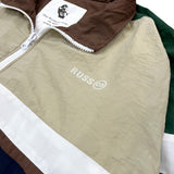 Jacket Nylon Crincle Trois Brown