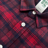 Russ Shirt Kemeja Flanel Tangan Panjang Corridor Red