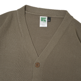 Russ Sweater Cardigan Knitting Rajut Tweed Brown