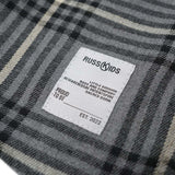 Russ Kids Shirt Flannel Long Sleeve Kids Whitelines Blue