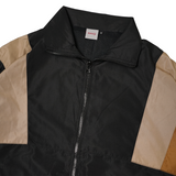 Jacket Parasut Wrinkle Taps Black