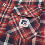 Russ Shirt Kemeja Flanel Tangan Panjang Redskull Red