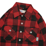 Russ Kids Shirt Flannel Long Sleeve Kids Plot Red