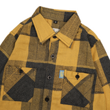 Russ Kids Shirt Flannel Long Sleeve Kids Yealls Yellow