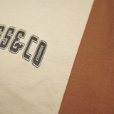 Russ Kids Tshirt Combed 30S Kids Vertical Brown