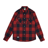 Russ Shirt Kemeja Flanel Tangan Panjang Steppen Red