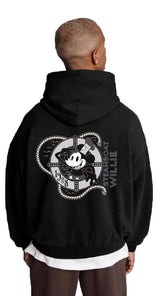 Sweater Hoodie Fleece Mickeyhoodie03 Black