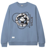 Sweater Crewneck Fleece Mickeycn04 Blue