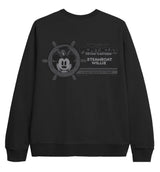 Sweater Crewneck Fleece Mickeycn01 Black