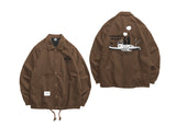 Jacket Polyester Mickeycj01 Brown