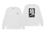 Tshirt Long Sleeves Oversized Cotton 16S Oe Donaldls01 White