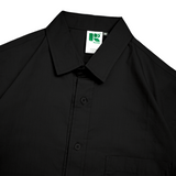 Shirt Poplin Porta Ss Black