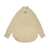 Shirt Poplin Porta Ls Brown