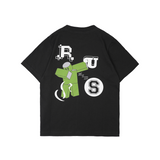 Russ Kids Tshirt Combed 30S Kids Dance Fun Black