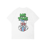 Russ Kids Tshirt Combed 30S Kids Me Time Broken White