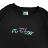 Sweater Crewneck Fleece Gabans Broken White