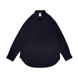 Shirt Poplin Porta Ls Navy Blue
