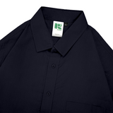 Shirt Poplin Porta Ls Navy Blue