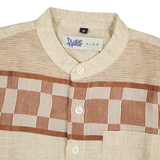 Russ Kids Shirt Koko Long Sleeve Kids Shatar Ls Brown