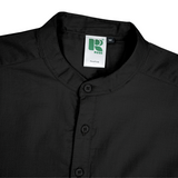 Russ Kemeja Koko Qurta Pria Tangan Panjang Mahir Black