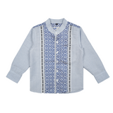 Russ Kids Shirt Koko Long Sleeve Kids Ayin Blue