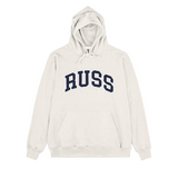 Sweater Hoodie Fleece Oldskull Broken White