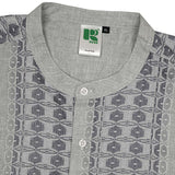 Faqqa Koko Motif Shirt Long Sleeves Grey