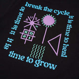 Russ Kids Tshirt Combed 30S Kids Growth Black