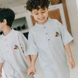 Russ Kids Shirt Koko One Set Kids Kamels Set Grey