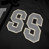 Sweater Hoodie Zipper Fleece Mosh Black