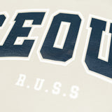 Tshirt Oversized Cotton 16S Oe Block Cream