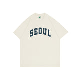 Tshirt Oversized Cotton 16S Oe Block Cream