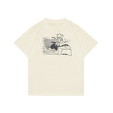 Russ Kids Tshirt Combed 30S Kids Donaldss01Rk Broken White