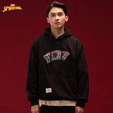 Sweater Hoodie Fleece Spiderman Sweater Hoodie 01 Black