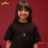 Russ Kids Tshirt Combed 30S Kids Russpiderman Ss 01 Black