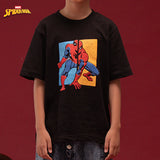 Russ Kids Tshirt Combed 30S Kids Russpiderman Ss 03 Black